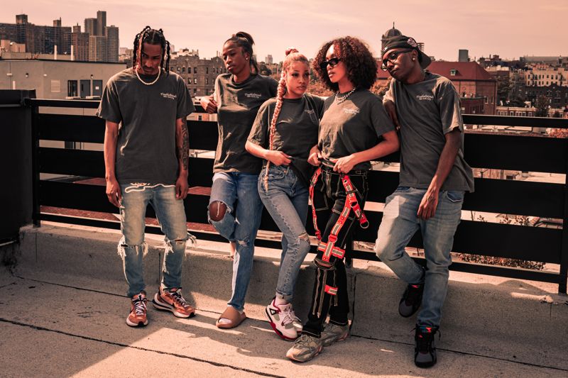 The rooftop, all of them. Photograph by Isaiah Sanchez.