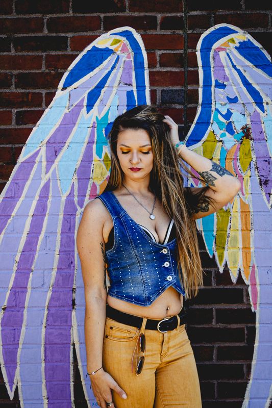 Wings, full length. Photograph by Isaiah Sanchez.