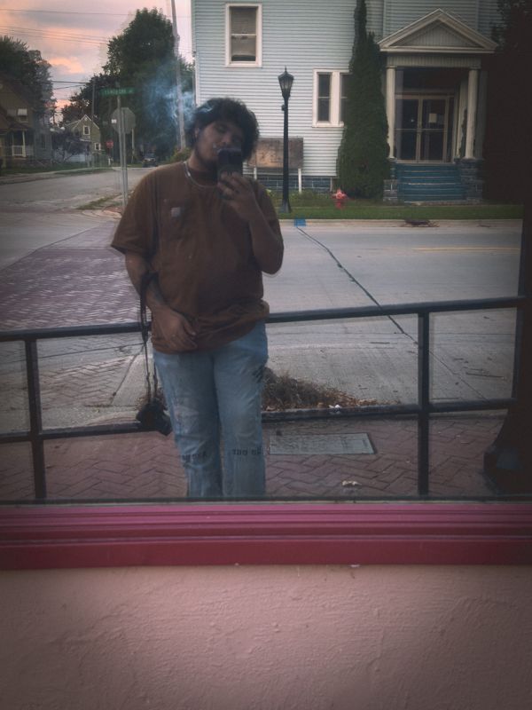 Blurred at the waterfront. Photograph by Isaiah Sanchez.