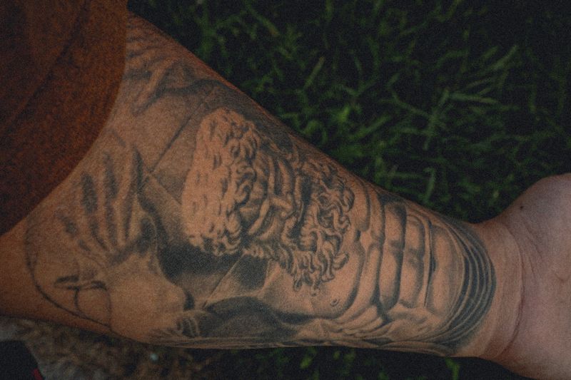 The atlas tattoo. Photograph by Isaiah Sanchez.