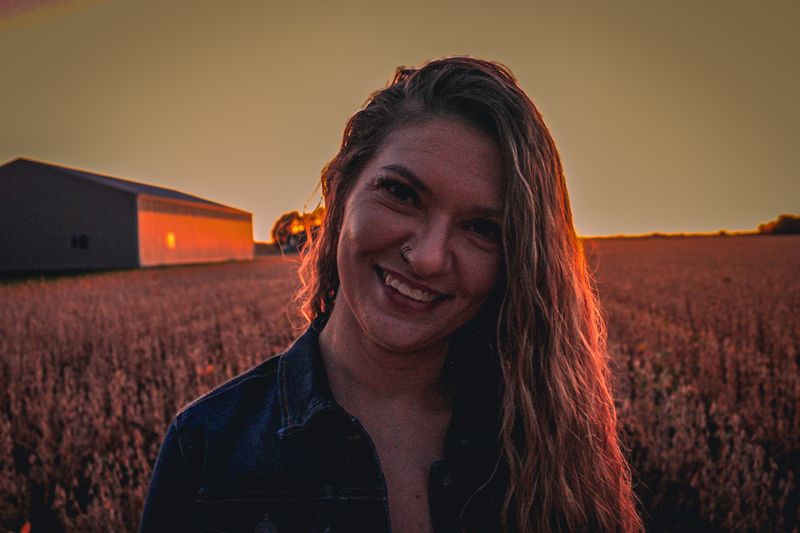 In the soybean field — from Michigan. Photograph by Isaiah Sanchez.