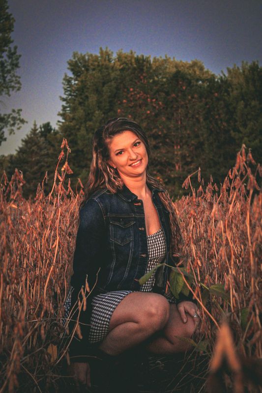 Crouched in the field — from Michigan. Photograph by Isaiah Sanchez.